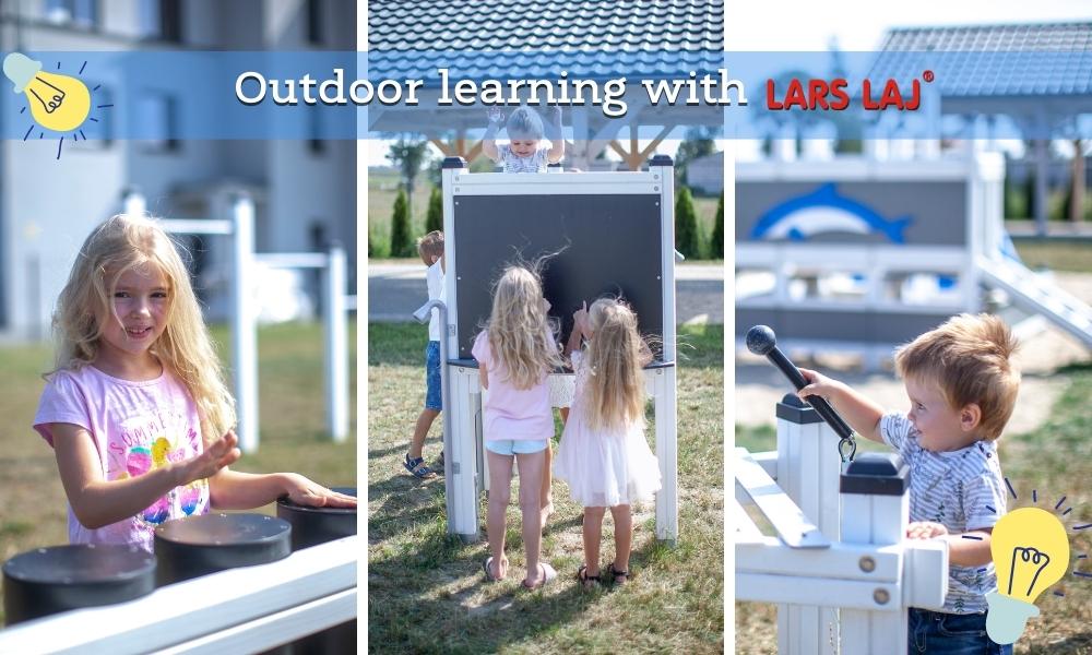apprentissage en plein air avec l'équipement de terrain de jeu Lars Laj