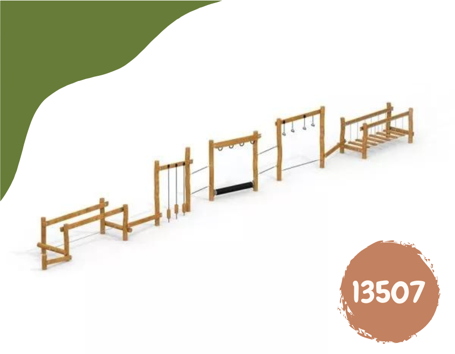 parcours de trim en robinia
