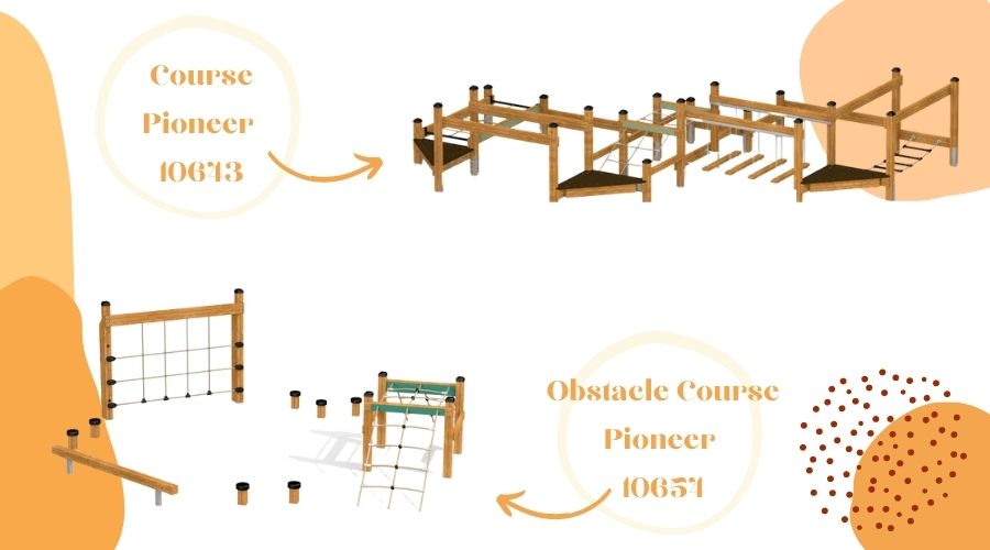 Les parcours d'obstacles en bois pour les enfants sont une option fantastique.