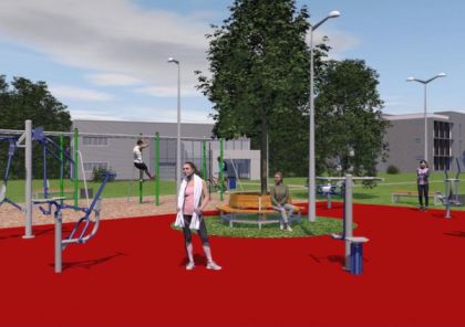 Salle de sport en plein air