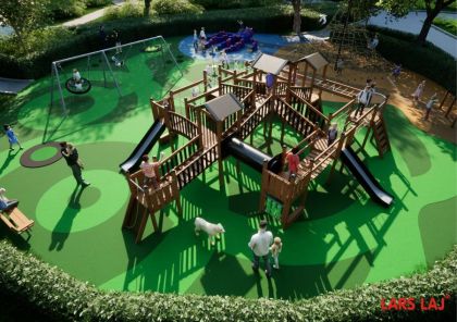 Château – Aire de jeux en bois