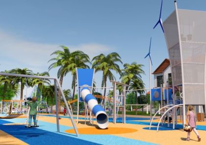 Projet spécial – Aire de jeux en métal