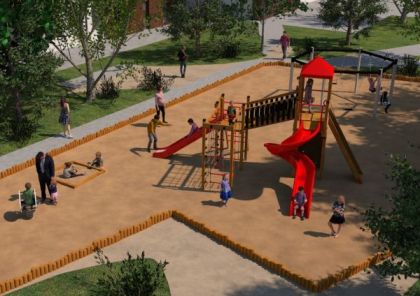 Twister – Aire de jeux avec toboggan
