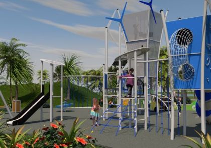 Projet spécial – Aire de jeux en métal