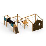 Motor Function Center Nature, wooden playhouse