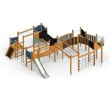 Tritowers Nature castle with slide