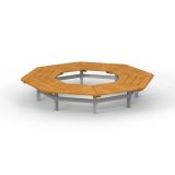 Octagonal Tree Bench