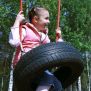 Miniaturka The Wooden Tyre Swing (3)